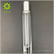 Rollo de cristal cosmético transparente del envase del perfume vacío 10ml 12ml en la botella
